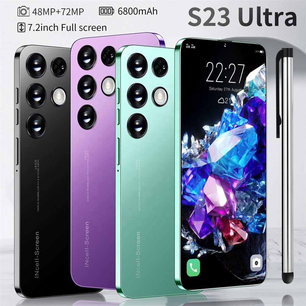 Beautiful Camera 5g Smartphone 7.2inch 48mp+72mp Mobile Phone Android 3g&4g Smart Phone